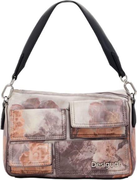 Desigual Handtas Schoudertas Pocket Blossom Phuket Mini Hand Bag Raw Veelkleurig