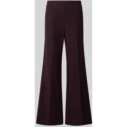 flared fit broek met viscose