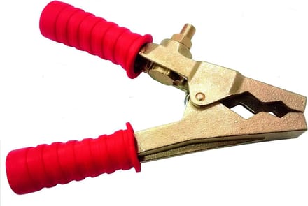 Batterijklem - Starttang - Auto Accu Starten - Groot Contactoppervlak - 20 x 13 x 3 cm - Rood