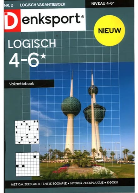 Denksport Logisch 4-6* Vakantieboek - 02 2026
