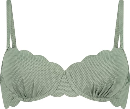 Hunkemoller Scallop padded bikinitopje Dames Bikinitopje - Maat E75