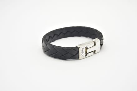 Josh-24353-Armband-Zwart-Heren-21,5cm