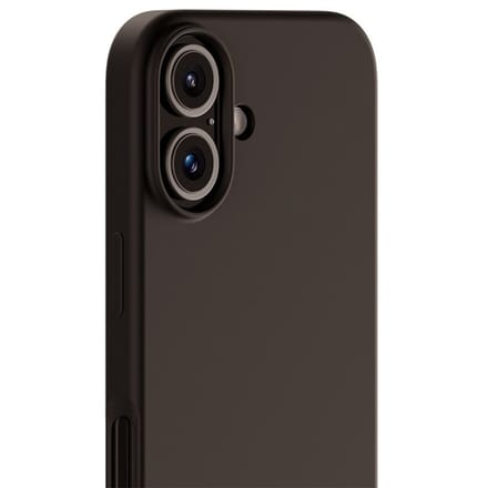 Holdit Silicone Case geschikt voor Apple iPhone 16 Plus - Zwart