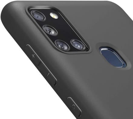 Jaym, Hoesje geschikt voor Samsung Galaxy A21s - Soft Feeling, Zwart
