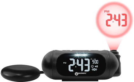 Geemarc Wake 'n' Shake Spot trilwekker – met projectie – 95 dB