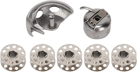 Complete Set van Naaimachine Onderdelen: Shuttle Hook, Spoelen en Spoelhuis voor Efficiënt Naaiwerk