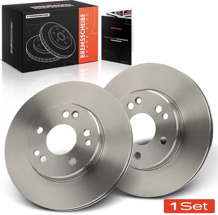 Frankberg 2x Remschijven Vooras voor Benz C124 W124 S124 W
