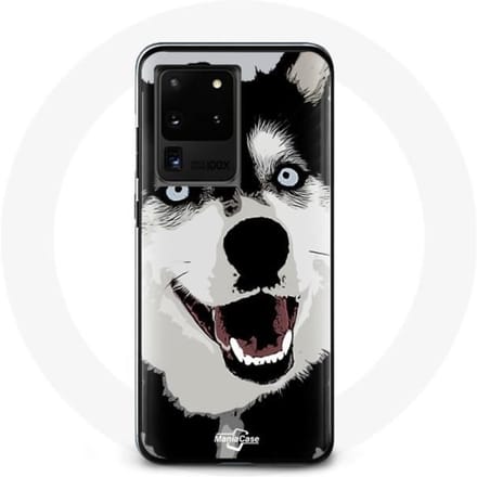 Hoesje voor Samsung Galaxy S20 Ultra Siberische Husky Blauwe Ogen