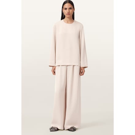AllSaints Leanne Top Antique White Größe: 2 | Longsleeves Outlet | Damen | Weiß