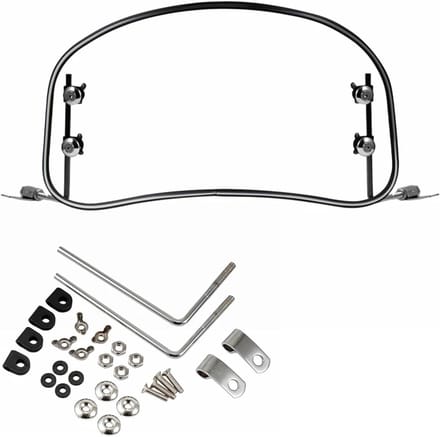 Motorfiets Windscherm - Scooter Deflector - Rijden Beschermen - Universele Montage - 390 Gram - Helder