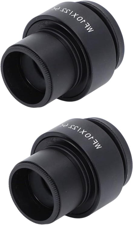 Microscoop Oculairs - Optische Lens - Vergroten Beeld - Dioptrie Aanpassing - 30mm Mount - Zilver