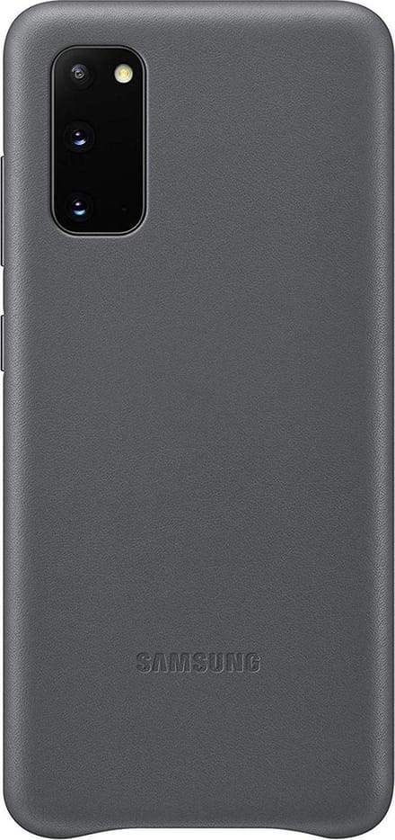 Samsung Leather Hoesje - Samsung Galaxy S20 - Grijs