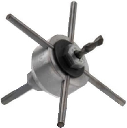 Centreerspin - t.b.v. droog diamantboren met centreersleuven - 62mm - SPERO