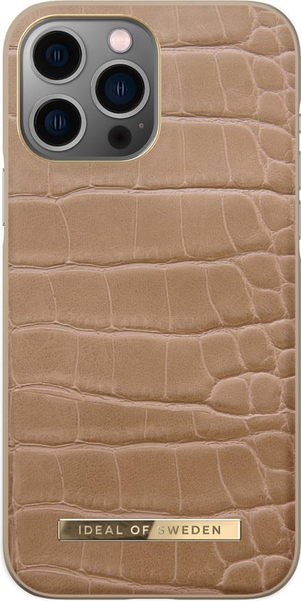 iDeal of Sweden iPhone 13 Pro Max Backcover hoesje - Atelier Case - Camel Croco