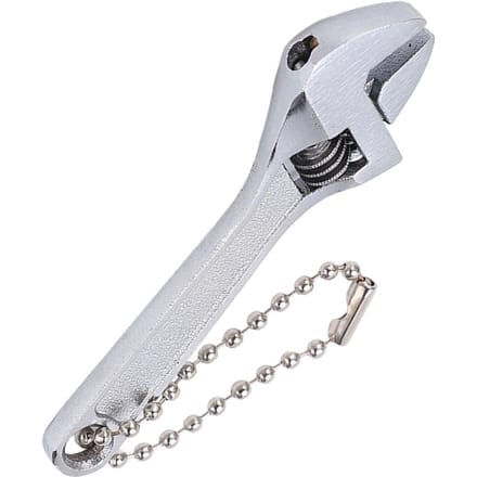 Porte-clés Clé Acier Galvanisé Réglable Portable Professionnel Haute Dureté Mini Clé pour white