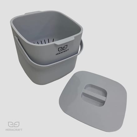 Efficiënte 7L Compostbak voor Appartement - Geurloze Voedselafvalbak voor Keuken