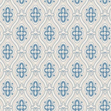 Boråstapeter Vliesbehang 4527 - Anno - Klassiek Blauw - 53cm x 10.05m