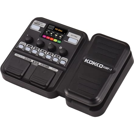 Kokko Guitar Multi Effects Pedaal met 10-59 Presets 6 Drum Machines en Looper 40 Verschillende Ritmes EU Plug zwart