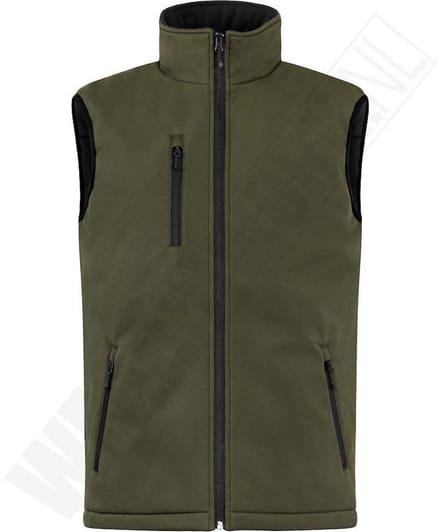 Clique Padded Softshell Vest 020958 - Zwart - S