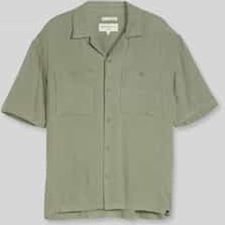 Tom Tailor Denim - Loose fit resorthemd met linnen - Maat L - Sea Spray