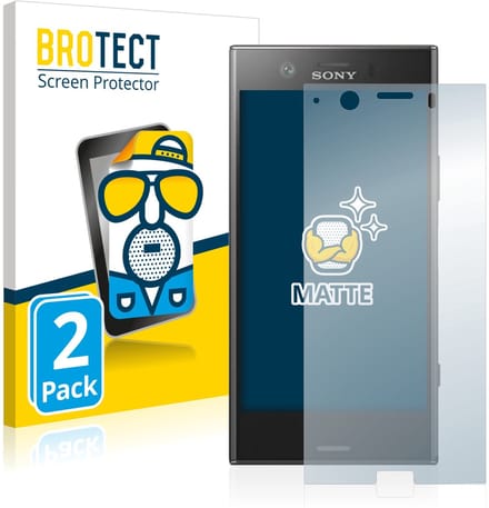 BROTECT - Screenprotector voor Sony Xperia XZ1 Compact - Folie Beschermfolie matte 2 Stuks