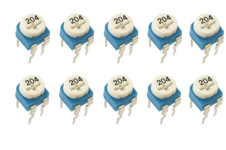Weerstand regelbaar 200K Ohm RM-065 Trimpot Trimmer Potentiometer 10-stuks RM065-204