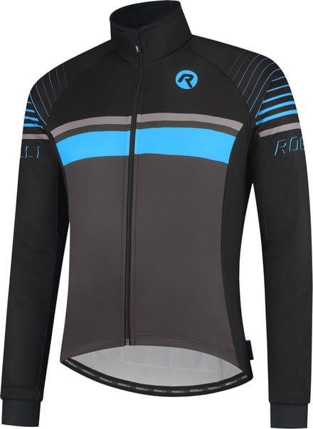 Rogelli Hero Fietsjack Winter - Heren - Grijs, Zwart, Blauw - Maat M