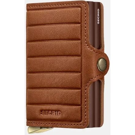 Secrid Premium Twinwallet Emboss Lines pasjeshouder cognac