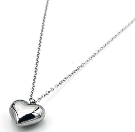 Ketting hart - RVS - 40-45 cm – valentijn – cadeau