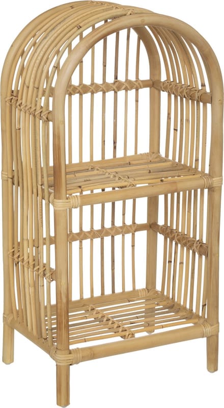 Atmosphera Rotan Bibliotheek - Boekenplank / Boekenkast - H76cm