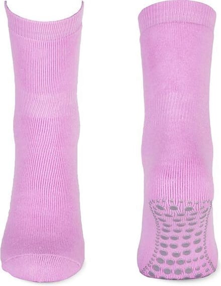 Antislip kindersokken van katoen – Light rose – 18-19