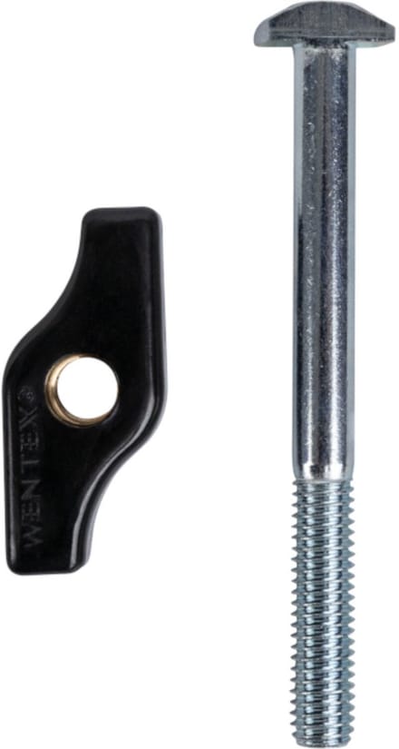 Wentex SET Frame Vleugelmoer M8 en hamerkopbout Zwart
