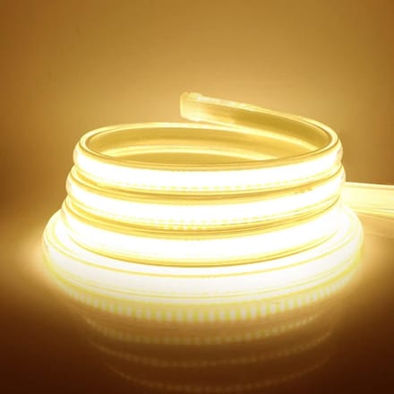 Flexibele COB LED Strip 220V - 360 LED's/m Hoge Helderheid - IP65 Waterdicht - Diverse Kleuren (6 meter)