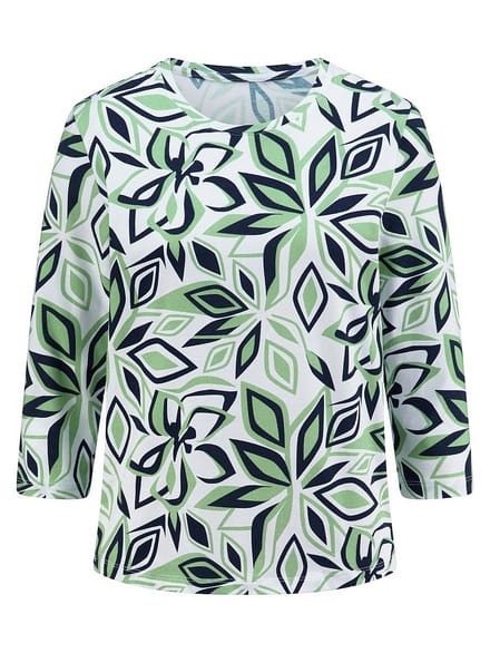 Shirt ronde hals Van Peter Hahn multicolour