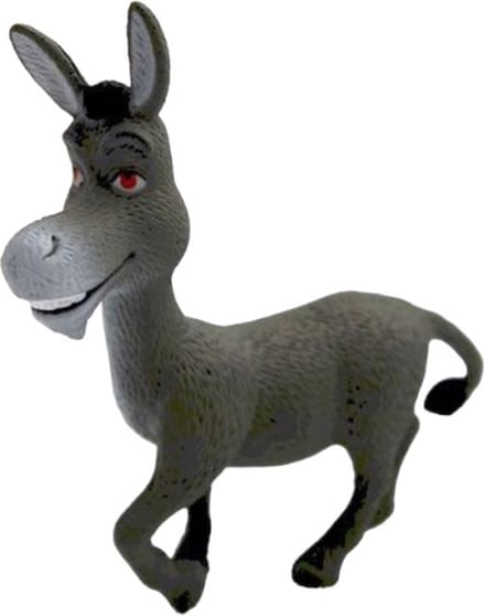 Shrek - Ezel - kunststof - 8 cm - Comansi - speelfiguur/taarttopper