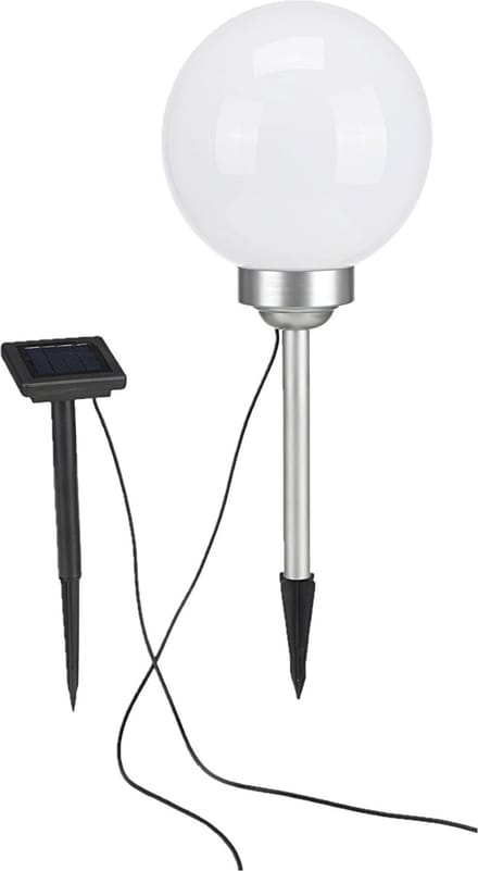 Solar prikspot - 1x bol - tuinverlichting - 20 cm - tuinlamp