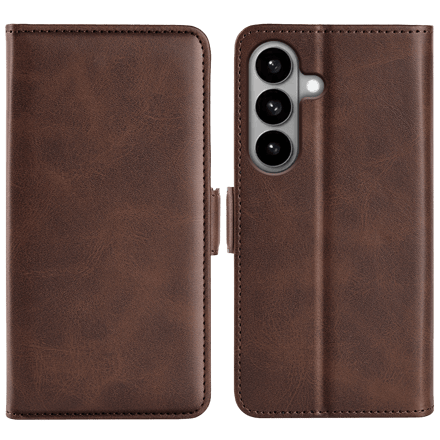 Comfycase Samsung S26 Bookcase Hoesje Bruin