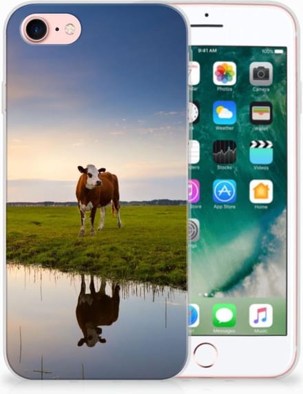 iPhone SE 2022 | SE 2020 | 8 | 7 TPU Hoesje Koe
