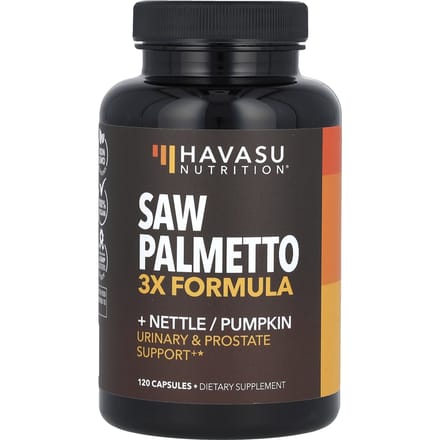 Havasu Nutrition, Saw Palmetto, formule 3x, 120 gélules