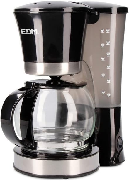 Drip Koffiemachine EDM 07652 Zwart 800 W 12 Koppar