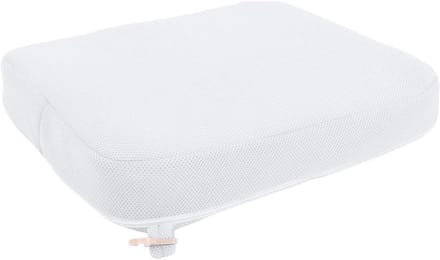 Badzitkussen - Douchekussen Zitting - Comfortabel Douchen - Ademend Sneldrogend - 41x33cm - Wit