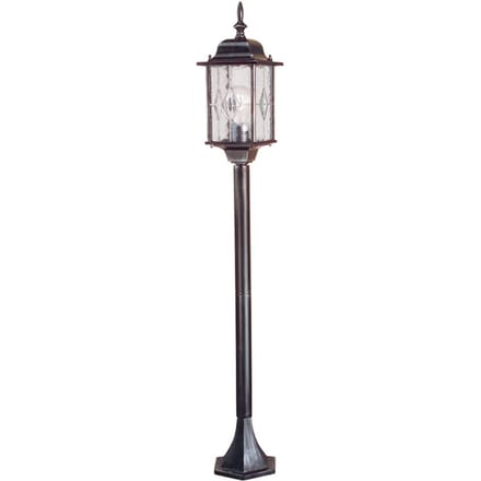 Elstead Lighting LED Tuin Pilaar Wexford | 1X E27 Max 60W | IP44 (Outdoor) | Black/Silver