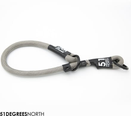 51 Degrees North - Wanderful - Collar - Nylon - Rope - Light Grey - 50-65cmx12mm