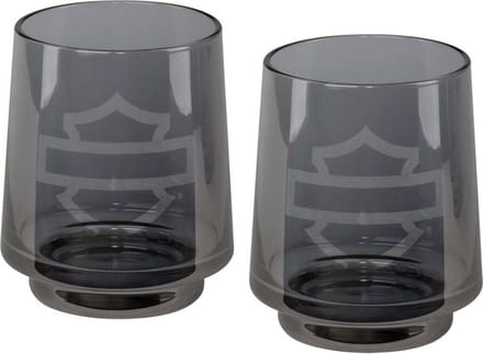 Harley-Davidson Smoke Gray Rocks Stapelbare Glazen Set