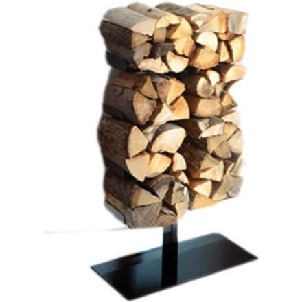 Radius - Wooden Tree staand rek voor haardhout - zwart