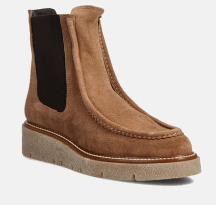Weekend By Pedro Miralles Dames Enkellaars | Cognac | Maat: 38