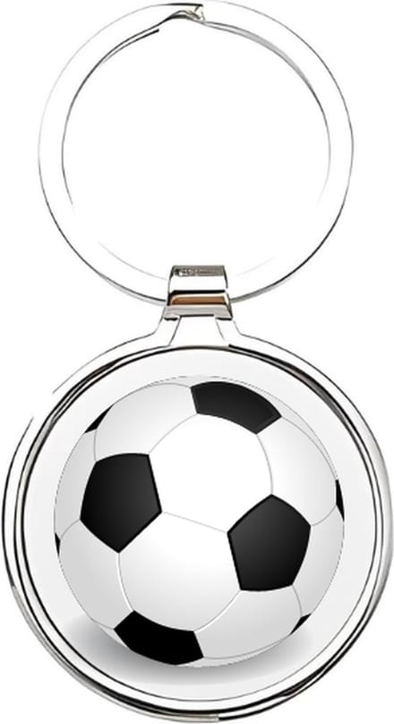 Akyol - Voetbal Sleutelhanger - voetbal - liefhebber - Cadeau - Sport - 2,5 x 2,5 CM