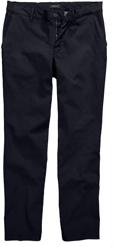 Men Plus - Heren - Chino Buik-Fit Regular Fit - Navy blauw - Maat 56