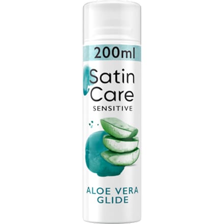 Satin Care - Scheergel - Sensitive - Aloe Vera Glide - 200ml