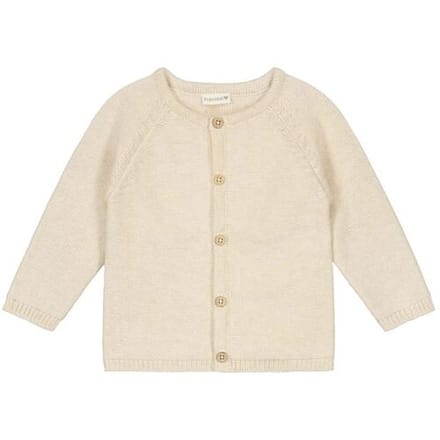 Prénatal newborn vest Pure Dark Ecru Melange 62 unisex